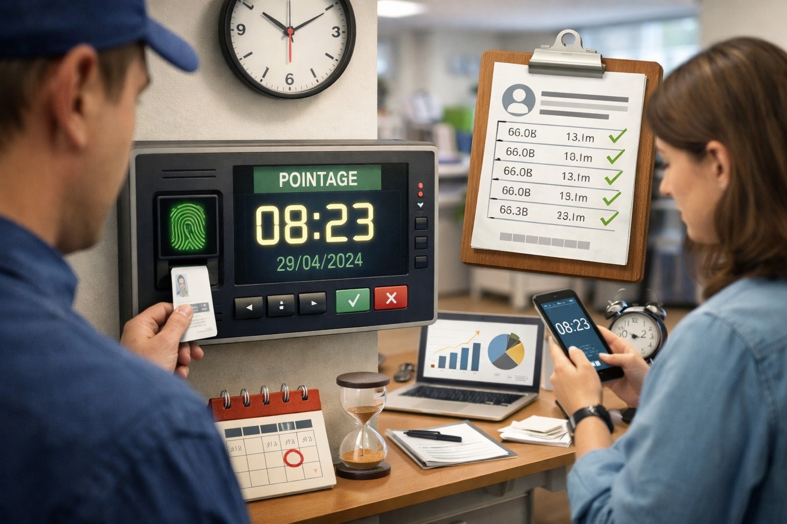 Solution de pointage et gestion du temps
