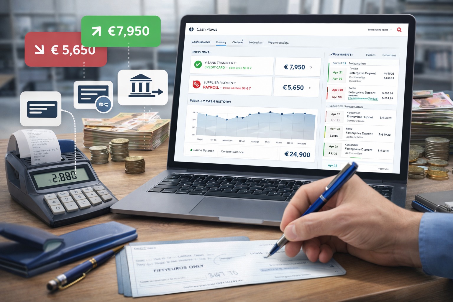 Solution de gestion de la tresorerie